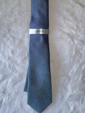 Alfani Mens Grove Abstract Dot Tie Emerald OS